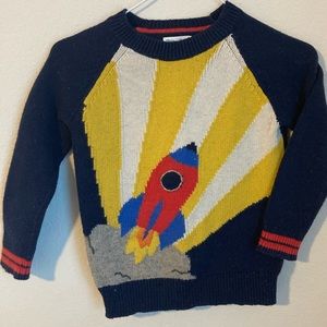 Mini Boden rocket sweater